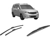 Cumpara ieftin Set 3 stergatoare SSANGYONG RODIUS II VAN (CA1) din 2015, pentru parbriz si luneta fata si spate auto, Bosch Twin-Aerotwin Retrofit, din cauciuc silic