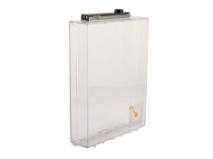 Cutie transparenta antifurt pentru doua DVD-uri, SAFER BOX DOUBLE DVD