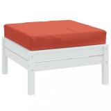 VidaXL Pernă de paleți, melanj roșu, 60x60x9,5 cm, material textil