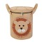 Cutie de Depozitare 2In1, Flippy, Impermeabila, Covor pentru Jucarii si Lego 150cm, Capacitate Mare, cu Manere, cu Sfori, Inaltime 40cm, Model Leu, Ma