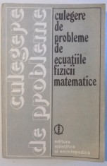 CULEGERE DE PROBLEME DE ECUATIILE FIZICII MATEMATICE de V. S. VLADIMIROV... M. I. SABUNIN , 1981