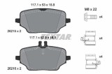 Set placute frana disc Mercedes Gle Motor GLE 300 d 4-matic, GLE 350 d 4-matic, GLE 350 d 4-matic, GLE 400 d 4-matic, 11 mm, 8 mm, OE 0004203902