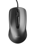 Mouse Trust cu fir optic, negru &amp;quot;TR-24657&amp;quot; (timbru verde 0.18 lei)