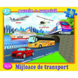 Puzzle 30 de piese - Mijloace de transport | Dorinta