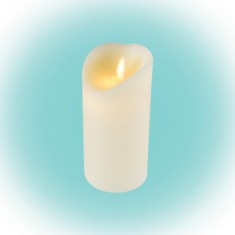 Lumanare din ceara cu LED ?i efect de flacara mi?catoare foto