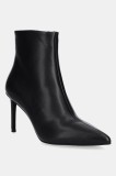 Jeffrey Campbell botine NIXIE-LO culoarea negru, cu toc cui, U218-B01