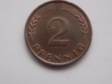 2 PFENNIG 1959-F GERMANIA-nonmagnetic
