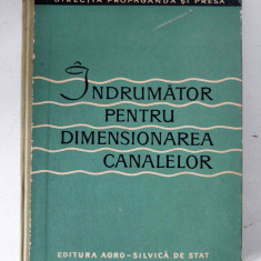 Indrumator pentru dimensionarea canalelor (1960)