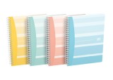 Caiet cu spirala A5, OXFORD Iconic, 60 file-90g/mp, Scribzee, coperta