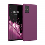 Husa pentru Samsung Galaxy A51, Silicon, Mov, 51197.197