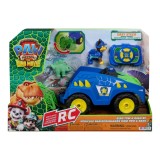 PATRULA CATELUSILOR FILMUL CU DINOZAURI SET VEHICUL DINO RC CU TELECOMANDA