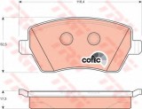 Set placute frana,frana disc RENAULT CAPTUR (2013 - 2016) TRW GDB3332