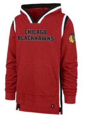 Chicago Blackhawks hanorac de bărbați cu glugă 47 Layup Pullover - XL foto