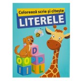 Carte Educativă A4 - Colorează și Scrie Literele, CMCLASS