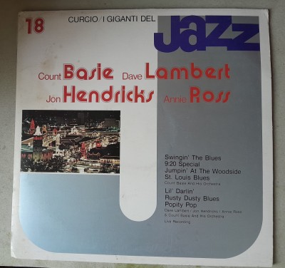 VINIL Count Basie Dave Lambert Jon Hendricks Annie Ross NM/ VG+ GJ - 18 Italy foto