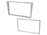 Cadru Radio 2 DIN Argintiu Shiny Silver COMPOTECH pentru Opel, Renault, Suzuki