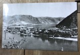 CPISTR11 Ilustrata Insula Ada Kaleh - Carte postala veche alb-negru, Dunare Cazane, stoc vechi, stare foarte buna, vezi poze.