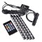 Set 4 benzi LED RGB, 9LED/banda, 12V, telecomanda, senzor