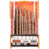 Cumpara ieftin Set 19 burghie cobalt pentru metal, 1-10 mm, Richmann Exclusive