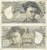 1978, 50 francs (P-152a.3) - Franța!