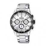 Festina 20560/1 Ceas Bărbați Chronograph 45mm cu Brățară Metalică Argintie
