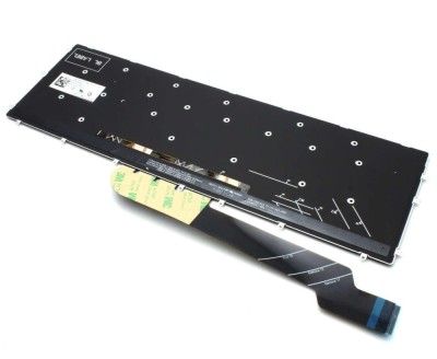 Tastatura Dell Alb Vostro 3583 iluminata layout US fara rama enter mic, Vostro 3584 iluminata layout US fara foto