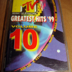 caseta audio - mtv greatest hits '99 - vol 10