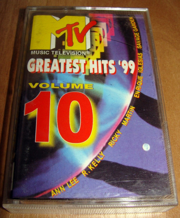 caseta audio - mtv greatest hits &#039;99 - vol 10
