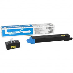 Toner Kyocera TK-895C, 6000 pagini, Pentru FS-C8020MFP, C8025MFP, C8520MFP, C8525MFP, Cyan