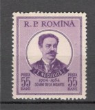 Romania.1954 50 ani moarte T.Neculuta-scriitor XR.299