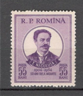 Romania.1954 50 ani moarte T.Neculuta-scriitor XR.299 foto