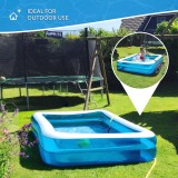 Piscina Gonflabila 200cm pentru Copii, OPTIM SOLUTION, Calitate Superioara, Outdoor Fun for Kids, Rezistent, Eco-friendly Material, Sturdy, Multi-laye