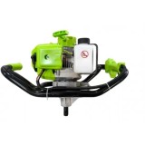 Cumpara ieftin Motoburghiu pe benzina Campion, 8.5CP, motor 2 timpi 58cc, 9200rpm, burghie 100-300mm, adancime 800mm, rezervor 1.2L, 12kg, set forare pamant, model v