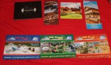 Lot 7 pliante turistice noi hoteluri pensiuni reclame gorj