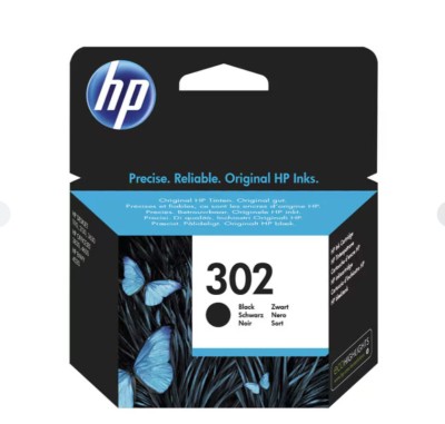 Cartus original HP 302 negru foto