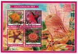 Timbre Burkina Faso 2019 - Stele de Mare, Set Complet: Colita + Bloc, Colectie Posta