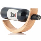 Suport sticla vin Hessa din Lemn cu Efect de Plutire, Design Modern Decorativ, Cadou Bucatarie 29.5cm