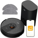Cumpara ieftin Robot Aspirator cu Mop iHunt BRO Robo Clean V6 AutoBase, LiDAR, Auto-Emptying, Control prin Aplicatie, Autonomie 120 Min, Statie Colectare 3L