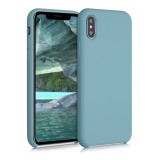 Husa pentru Apple iPhone X / iPhone XS, Silicon, Albastru, 42495.206, Carcasa, Kwmobile
