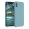 Husa pentru Apple iPhone X / iPhone XS, Silicon, Albastru, 42495.206