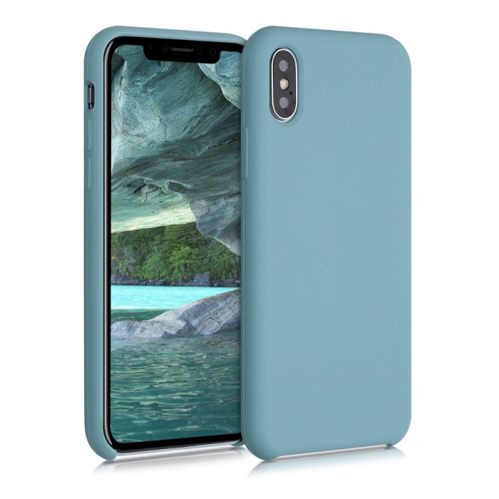 Husa pentru Apple iPhone X / iPhone XS, Silicon, Albastru, 42495.206