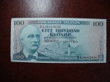 ISLANDA 100 KRONUR 1961 EXCELENTA