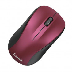 Mouse Wireless MW-300 Hama, 1200 dpi, 3 butoane, USB, Roz foto