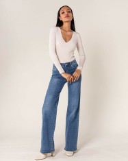 Blugi Dama Evazati Nina Carter Albastri P211-5 M8