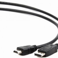 Cablu Gembrid CC-DP-HDMI-3M, DisplayPort - HDMI, 3m (Negru)