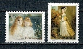 Iugoslavia 1990 - Pictura, arta, serie neuzata