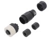 Mufă M12 4 PIN mamă pe cablu drept DeviceNet/CANopen