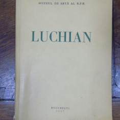 Expozitia Luchian, catalog de T. Enescu, Bucuresti 1957 cu semnatura olografa M. H. Maxy