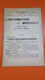 L Information Medicale 12 Annee Nr. 8 / 1930
