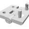 Balama Lățime 50mm Tehnopolimer PA Neagră H: 50mm Filet Ext M6